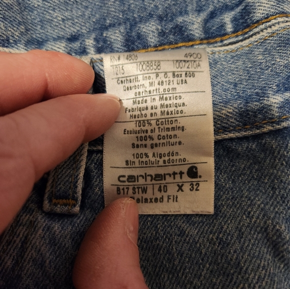 Mens Carhartt Jeans size 40 X 32 - Picture 8 of 16